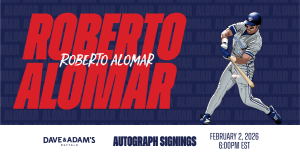 Roberto Alomar Autograph Signing