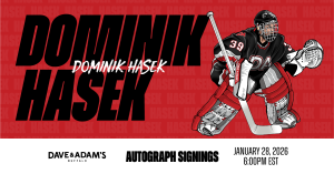 Dominik Hasek Autograph Signing