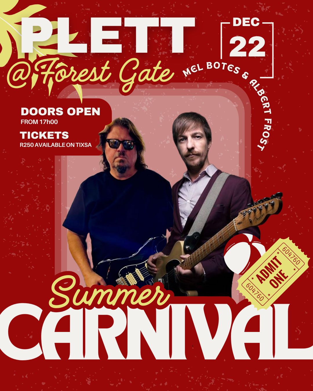 Mel Botes and Albert Frost