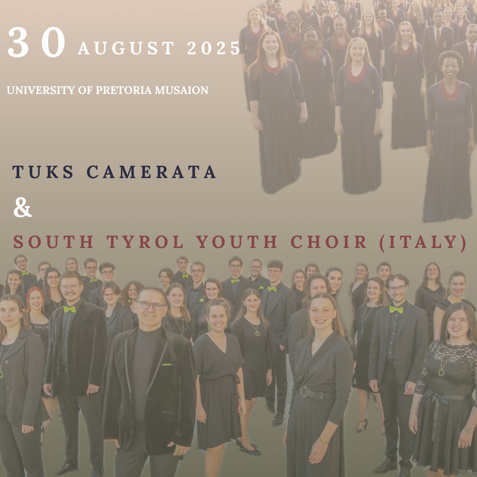Tuks Camerata and South Tyrol Youth Choir in Concert