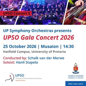 UPSO Concert 5: UPSO Gala Concert 2026