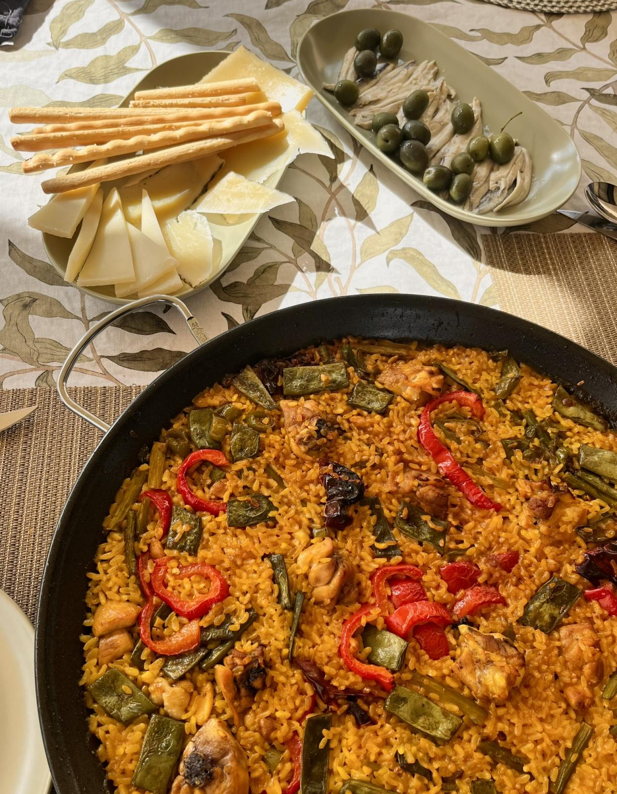 Tasting of freshly prepared tapas