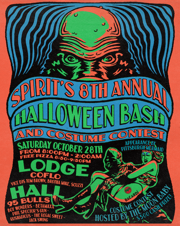 Tickets for Spirit's Annual Halloween Bash & Costume Contest in