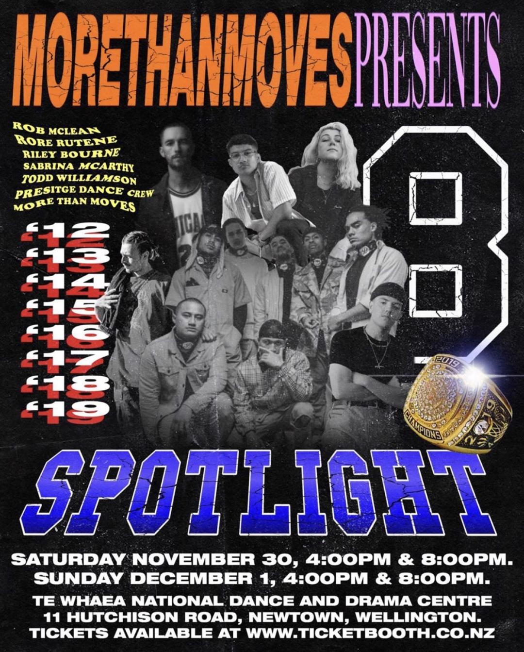 Tickets for The Spotlight 8 in Wellington from Ticketbooth New Zealand