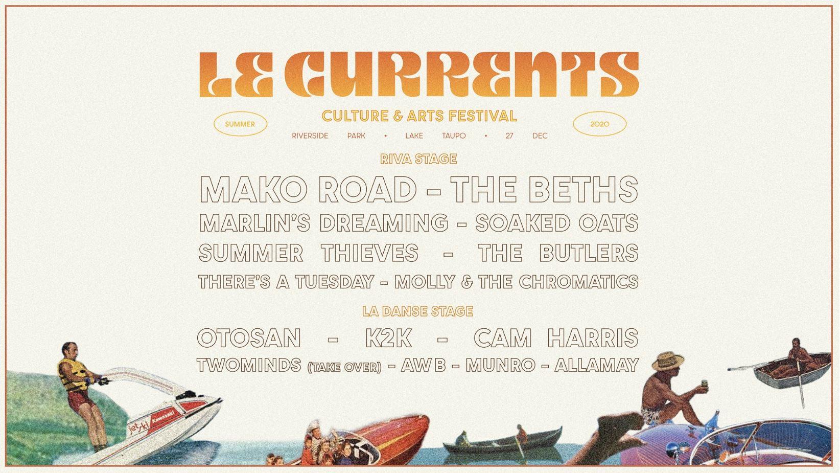 Tickets for LE CURRENTS - Taupo in Taupo from Ticketspace