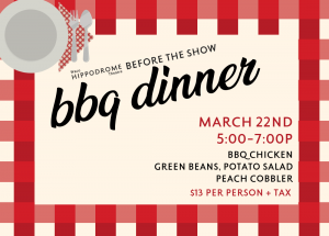 Before the Show: BBQ Chicken Dinner