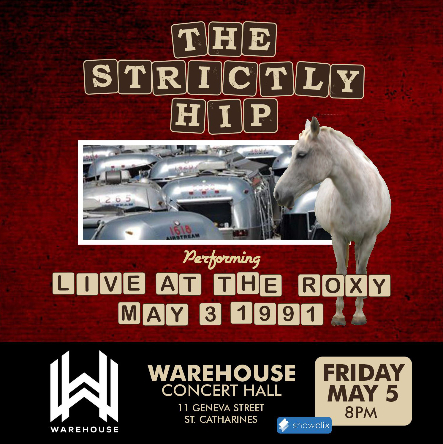 Tickets for The Strictly Hip in St. Catharines from IndoorShoes Events