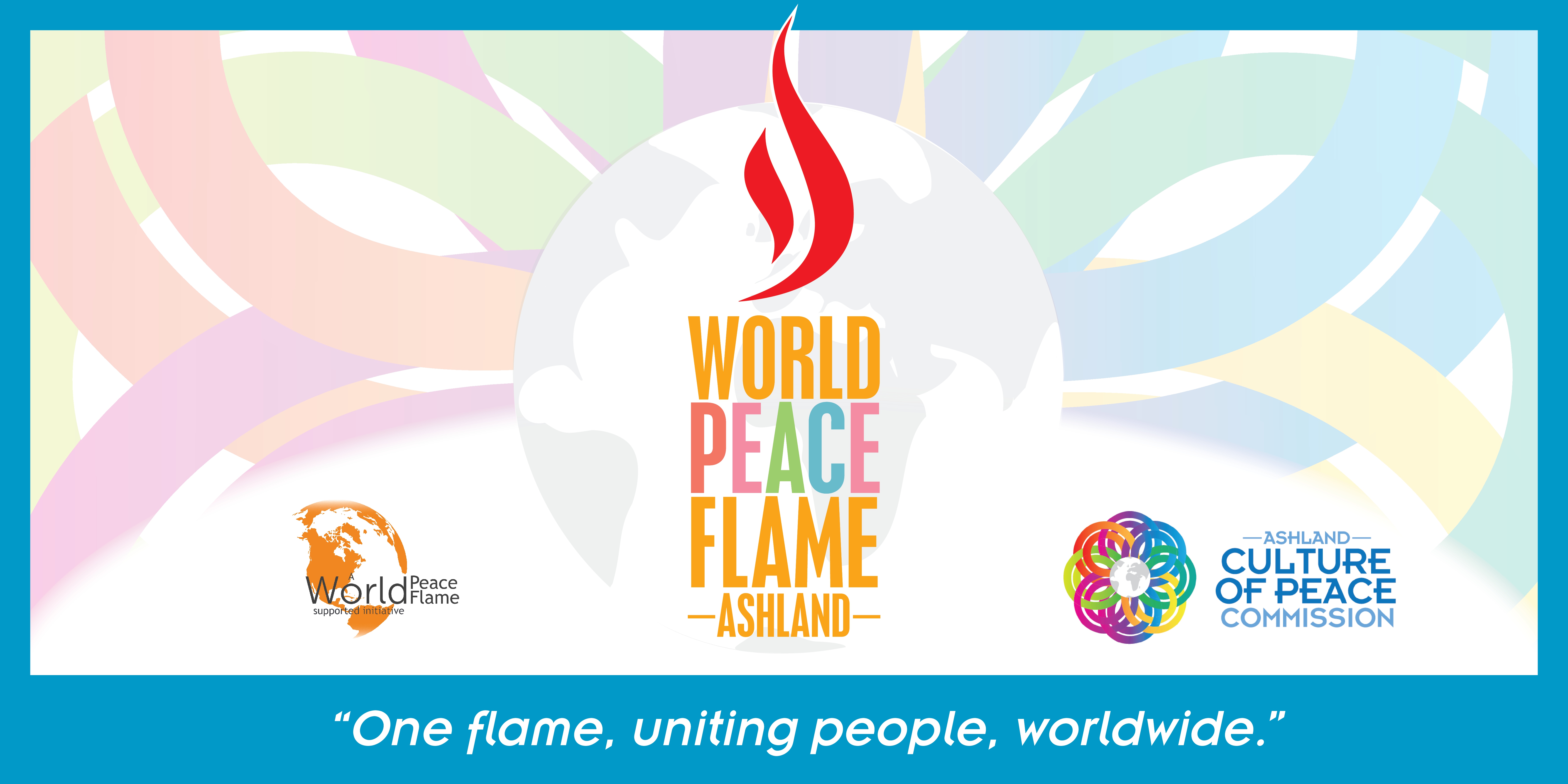 World Peace Flame Banner