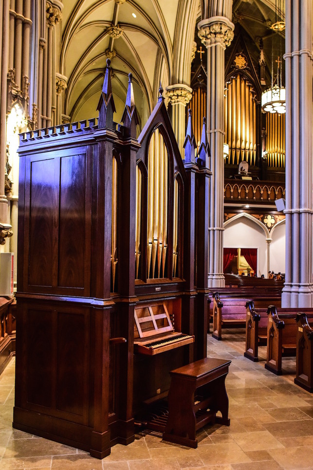 Hall & Labagh and Henry Erben pipe organs at the Basilica