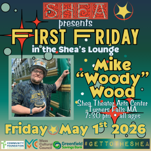 Woody at First Friday in the Shea's Lounge