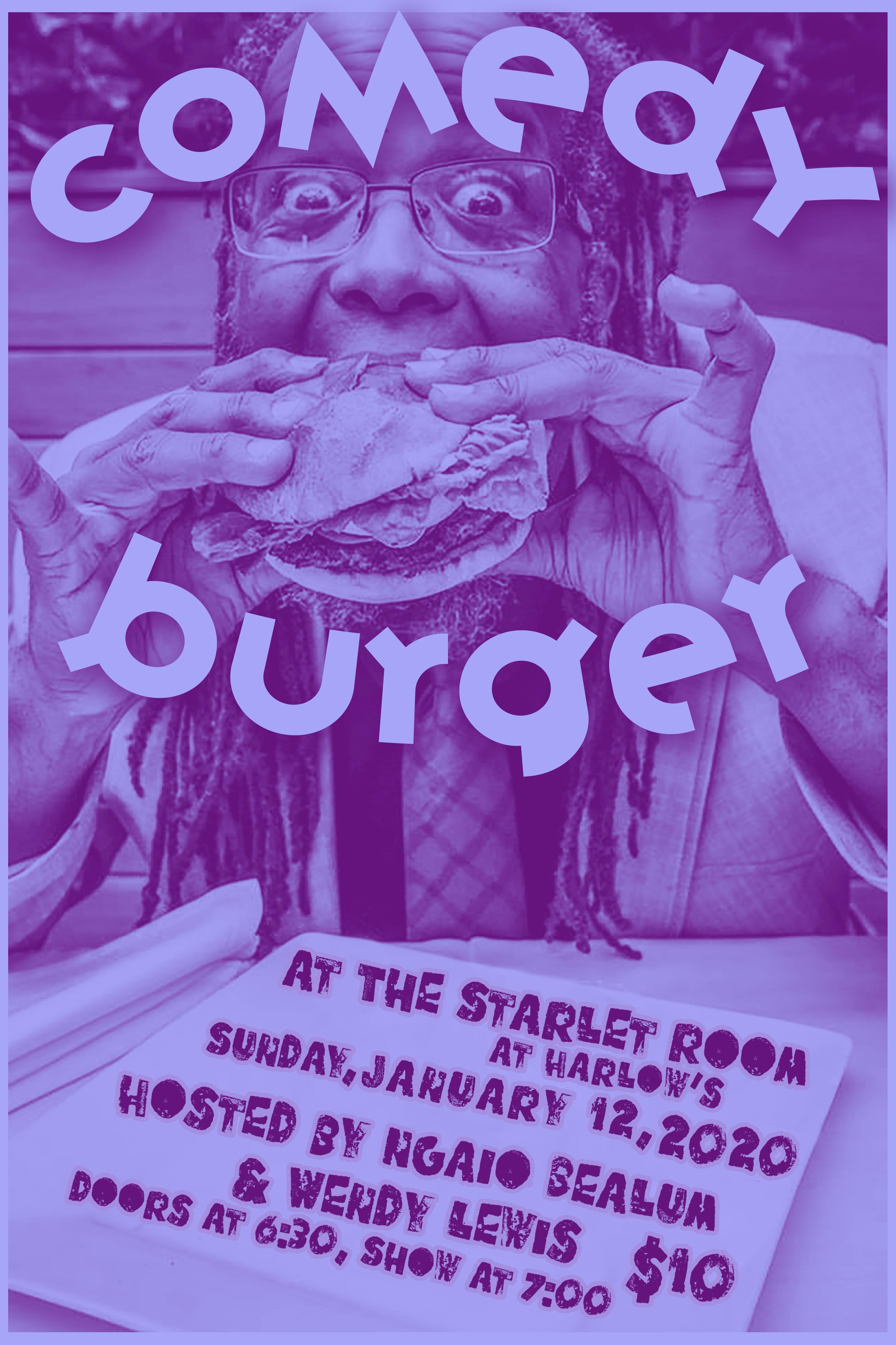 Comedy Burger ft. Ngaio Belum & Wendy Lewis Comedy Burger ft. Ngaio Belum & Wendy Lewis