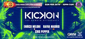 KICKON: The Domain Afterparty poster