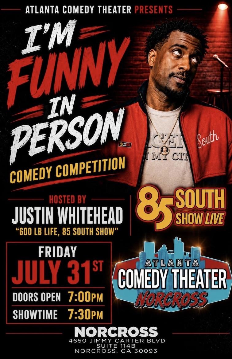 JUSTIN WHITEHEAD, comedian