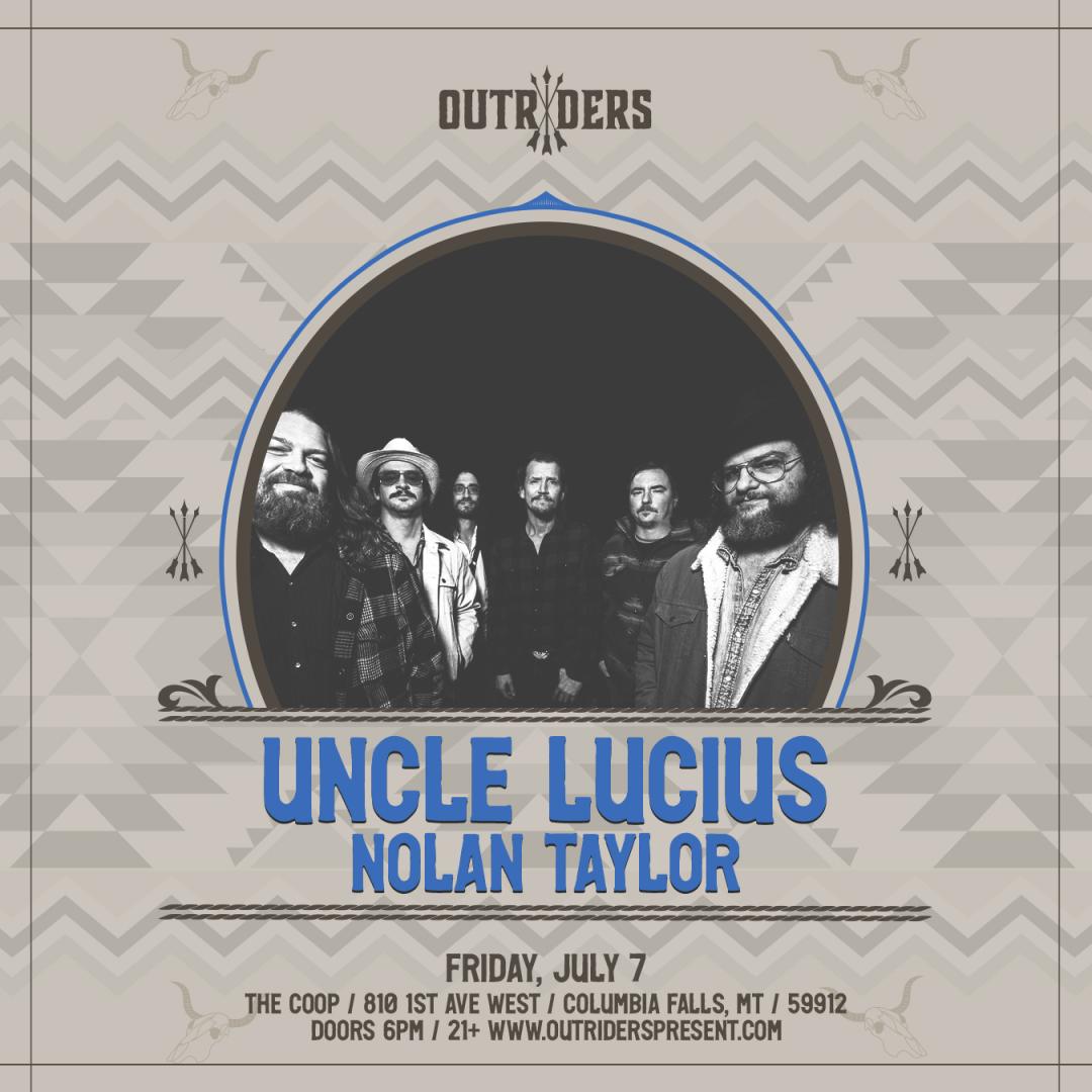 Tickets for Outriders present Uncle Lucius + Nolan Taylor at The Coop