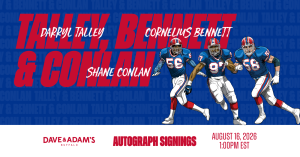 Bennett, Talley & Conlan Autograph Signing!