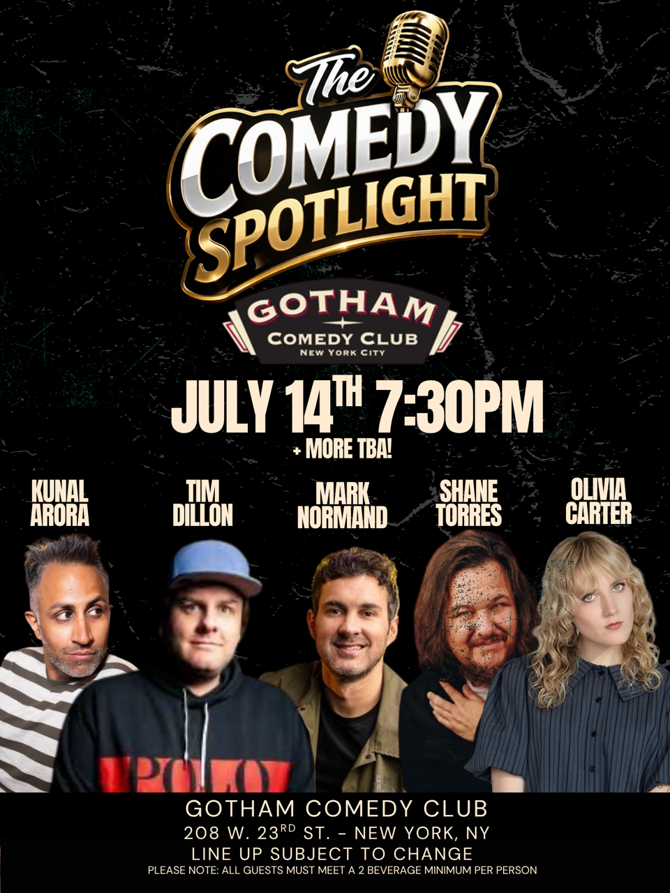 Comedy Spotlight w/ Tim Dillon, Mark Normand!