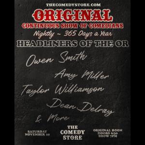 *Low Ticket Warning* Headliners of the OR - Taylor Williamson, Amy Miller, Owen Smith, Dean Delray +more!