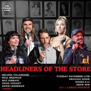 *Low Ticket Warning* Headliners of the OR - Melissa Villasenor, Neal Brennan, Maz Jobrani, Craig Conant, Annie Lederman +more!