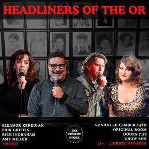 Sunday Headliners - Eleanor Kerrigan, Erik Griffin, Amy Miller, Rick Ingraham +more!