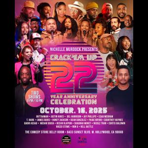 *Low Ticket Warning* Crack'Em Up Thursdays - Anniversary Show