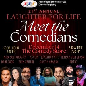 ABMDR 21st Annual Laughter for Life Comedy Night - Dane Cook, Tehran, Kira Soltanovich, Jonathan Kite, K-Von, Dustin Ybarra, Erik Griffin