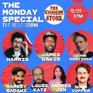 *Low Ticket Warning* The Monday Special - JF Harris, Andrea Jin, Noah Copfer, James Davis, Ramsey Badawi, John Hastings, Louis Katz +more!