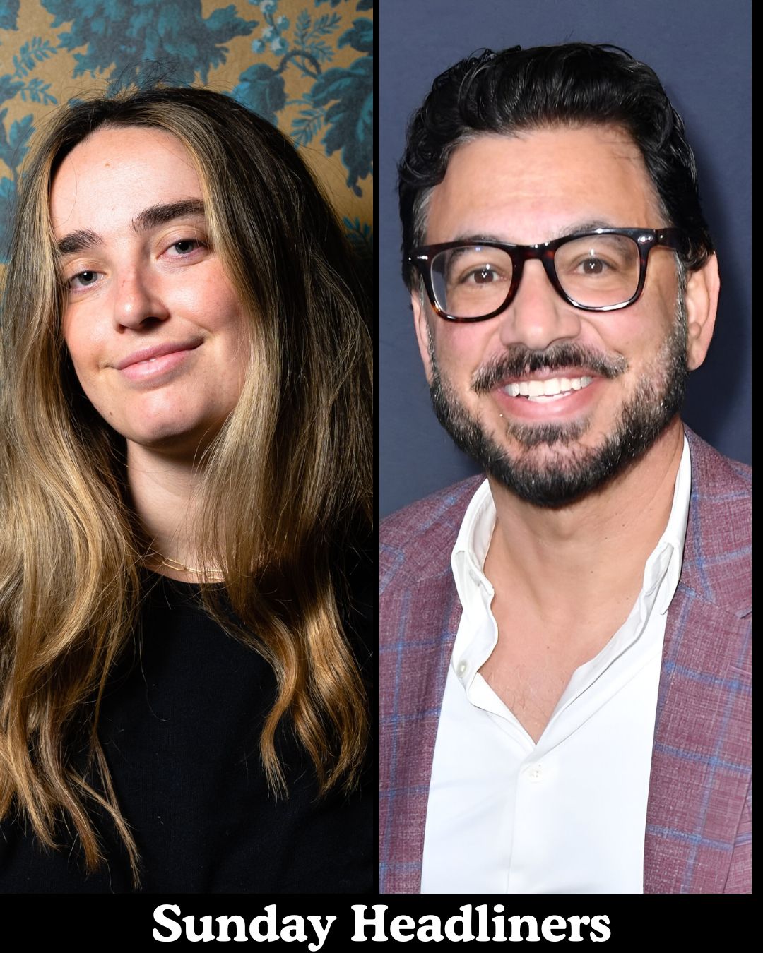 Flyer for Sunday Headliners