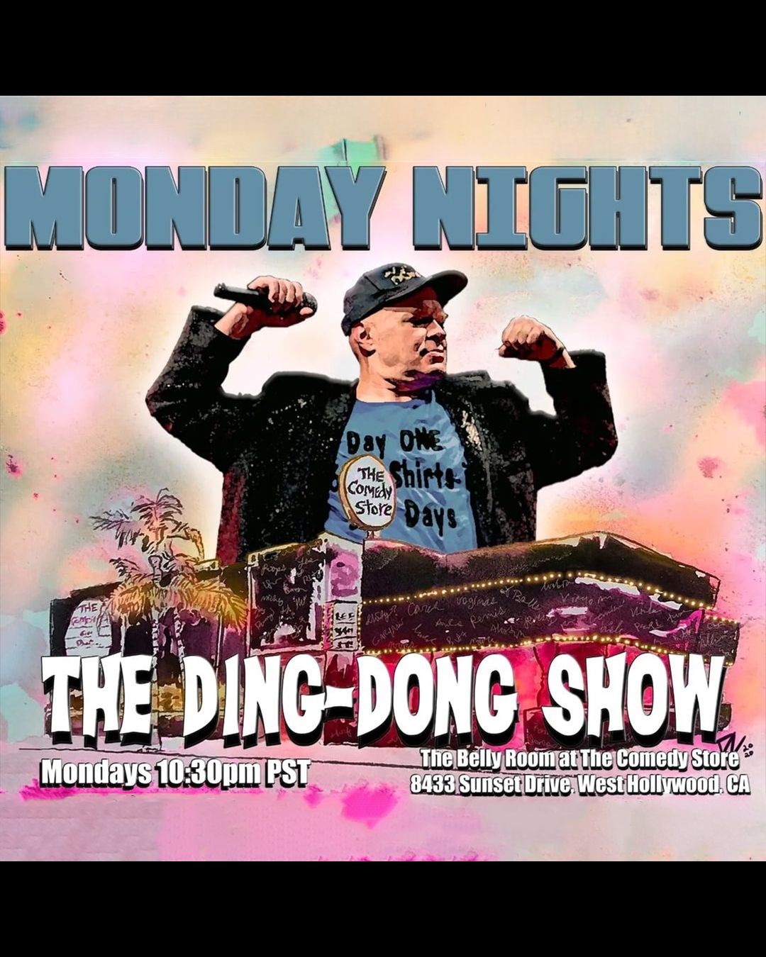 Flyer for The Ding Dong Show with Don Barris