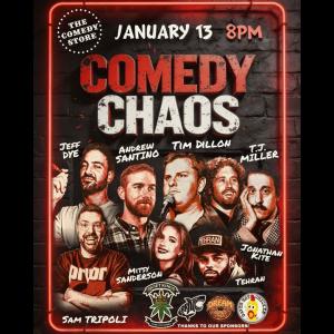 *Low Ticket Warning* Comedy Chaos with Sam Tripoli - Tim Dillon, TJ Miller, Andrew Santino, Jeff Dye, Tehran, Jonathan Kite, Mitsy Sanderson +more!