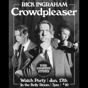 Rick Ingraham: Crowdpleaser Screening and Comedy Show with Eleanor Kerrigan, Argus Hamilton, Nicole Becannon (FREE ENTRY)
