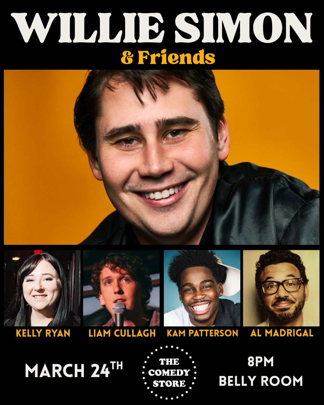 Flyer for Willie Simon & Friends