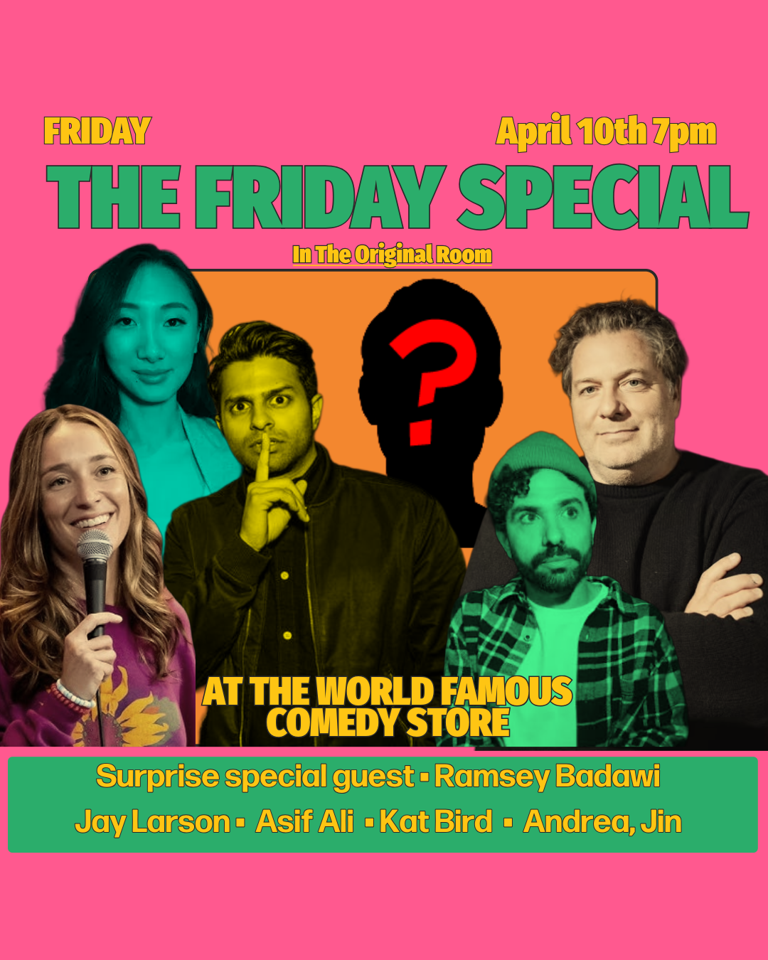 Flyer for Friday Special