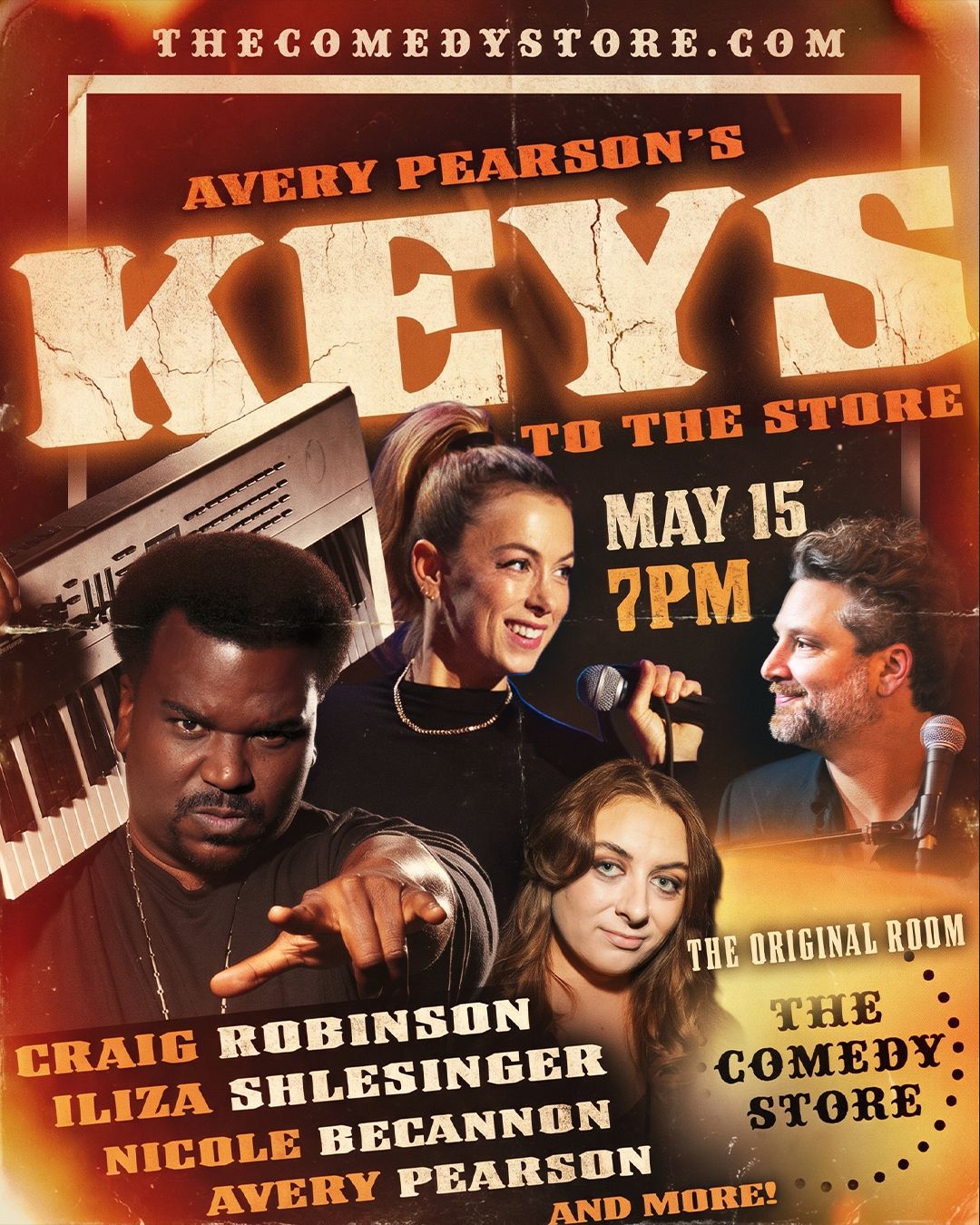 Flyer for Keys to the Store w Avery Pearson