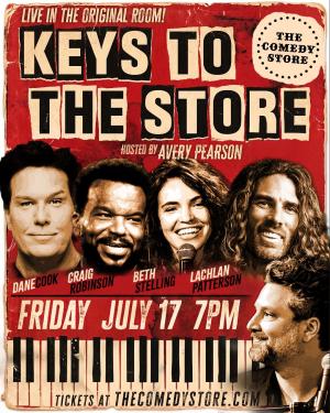 *SOLD OUT* Keys to the Store w/ Avery Pearson ft. Dane Cook, Craig Robinson, Beth Stelling, Lachlan Patterson & more!0