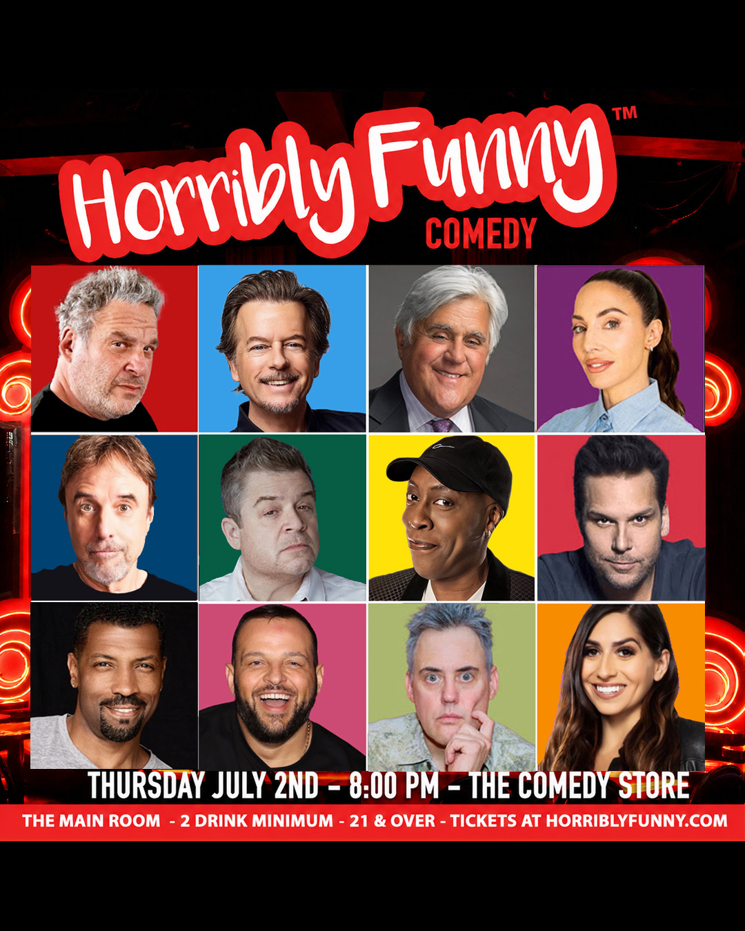 Flyer for Horribly Funny
