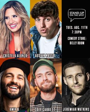 *SOLD OUT* Stand-Up on the Spot with Jeremiah Watkins, Cristela Alonzo, Austin Nasso, Amir K, Cole Garrett