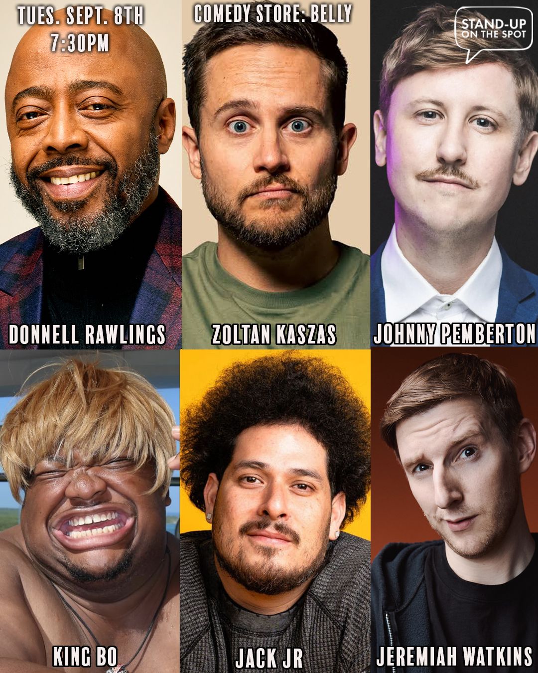 Flyer for Stand-Up on the Spot