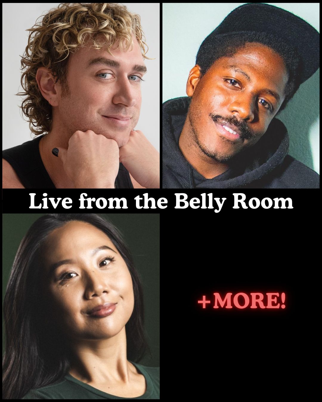 Flyer for Live from the Belly Room