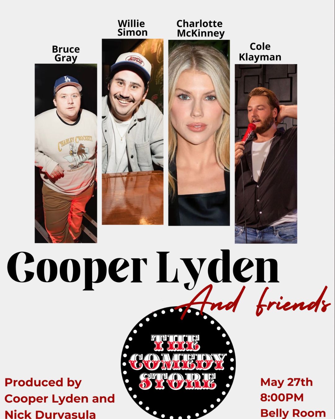 Flyer for Cooper Lyden and Friends