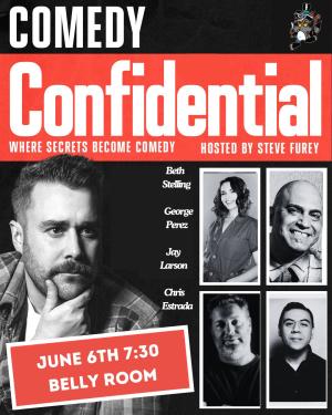 Comedy Confidential with Stephen Furey - Beth Stelling, George Perez, Jay Larson, Chris Estrada