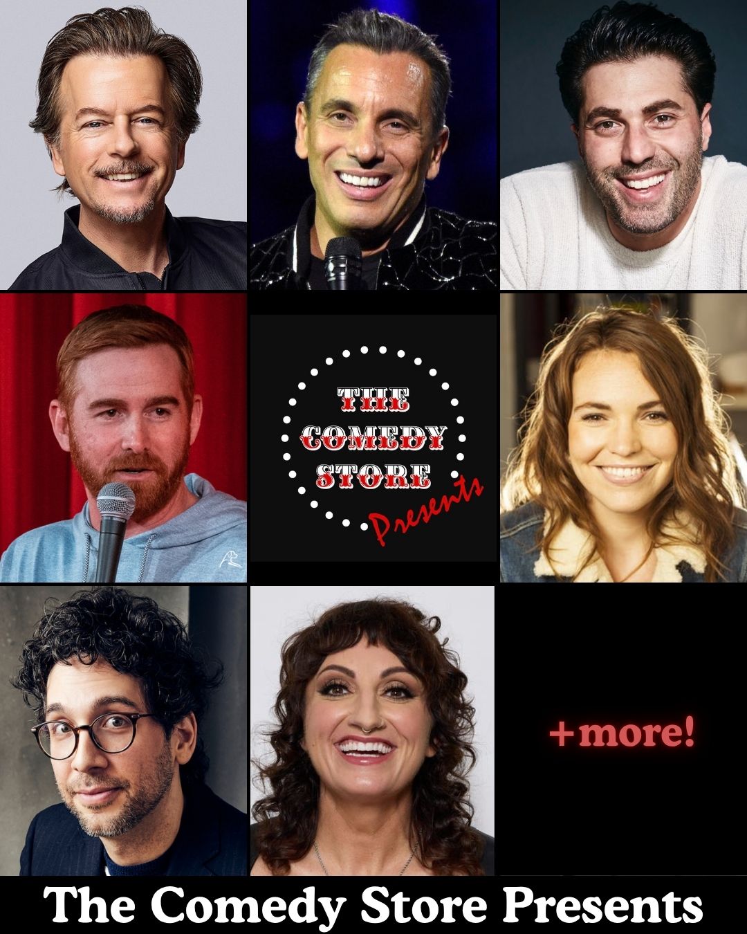 Flyer for The Comedy Store Presents...