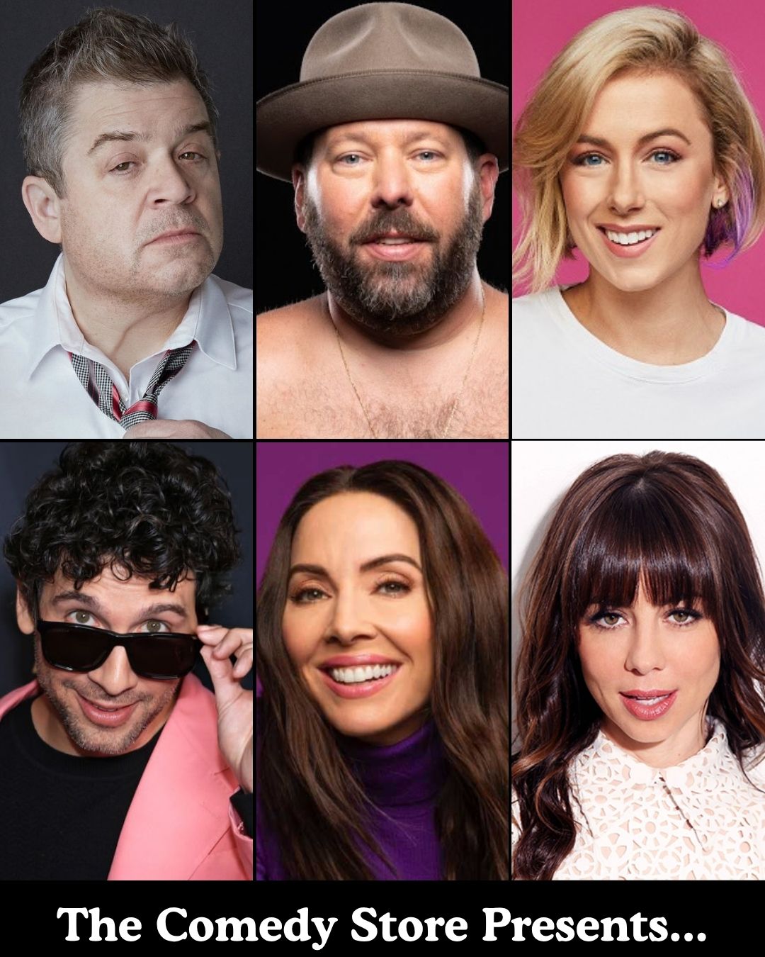 Flyer for The Comedy Store Presents...
