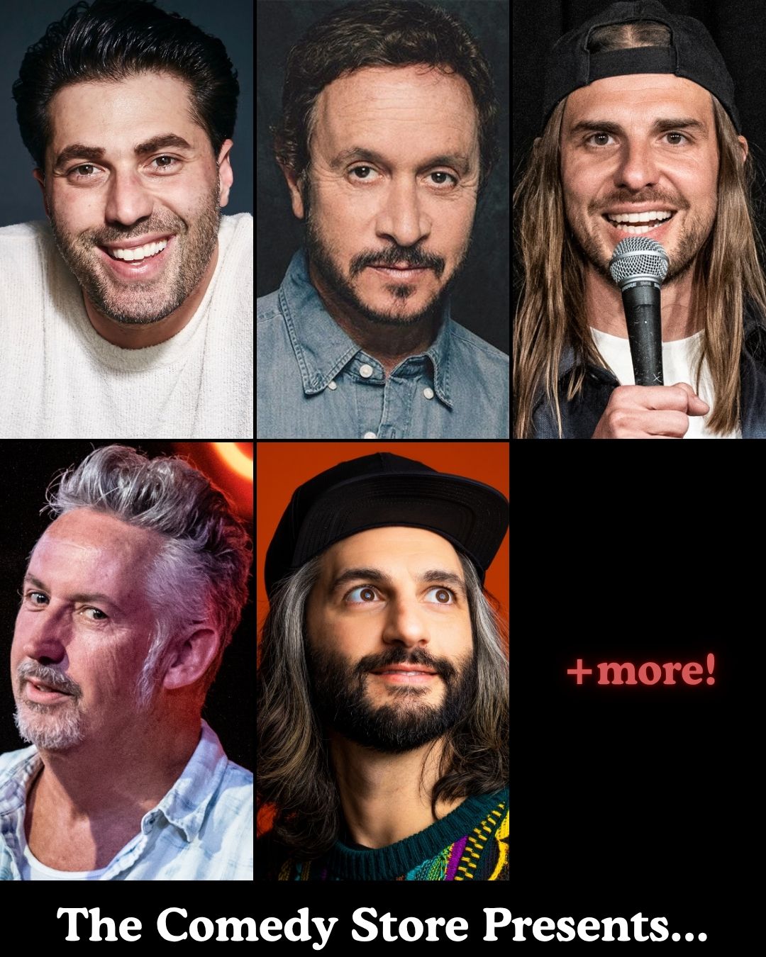 Flyer for The Comedy Store Presents...