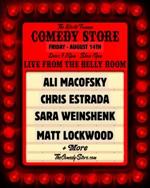 Sets from the Belly - Ali Macofsky, Chris Estrada, Sara Weinshenk, Matt Lockwood +more!