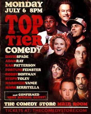 *JUST ADDED: David Spade* Top Tier Comedy with Fortune Feimster, Kam Patterson, Adam Ray, Robby Hoffman, Steph Tolev, Mark Serritella, Maronzio Vance and More!
