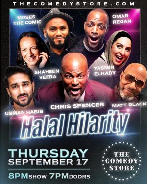Halal Hilarity with Usman Habib, Omar Regan, Chris Spencer, Yasmin Elhady, Moses The Comic, Matt Black, Shaheen Veera