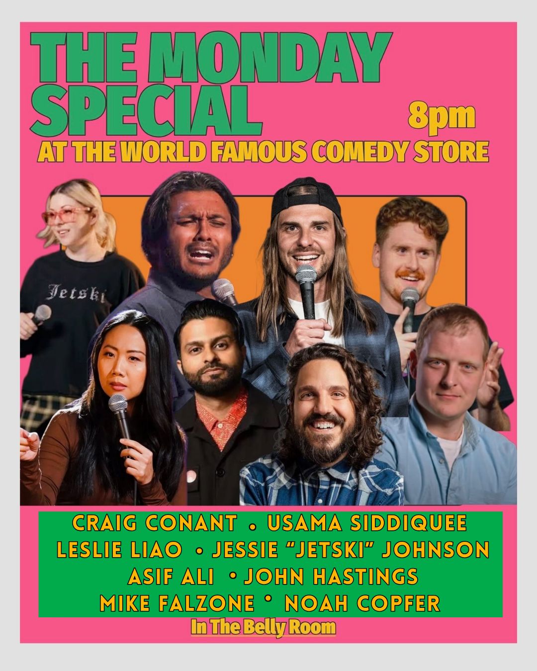 Flyer for The Monday Special