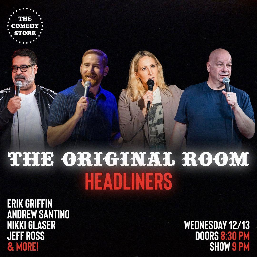 Tickets for *SOLD OUT* Headliners of the OR Erik Griffin, Andrew
