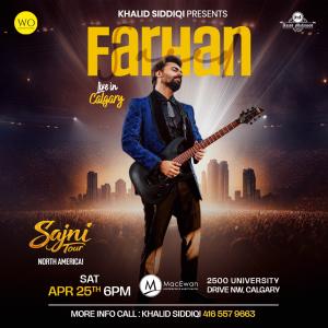 Farhan Saeed &ndash; Sajni Tour Live in Calgary