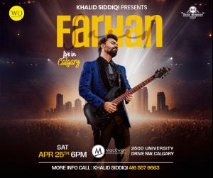 Farhan Saeed &ndash; Live in Calgary